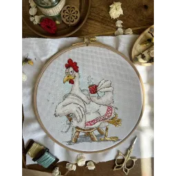 Cross stitch kit "Tea Lover" 15 х 17,5 cm SANCH-12