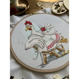 Cross stitch kit "Tea Lover" 15 х 17,5 cm SANCH-12