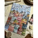 Kreuzstich-Set "Frühlingsstimmen" 15 x 21 cm SANG-11
