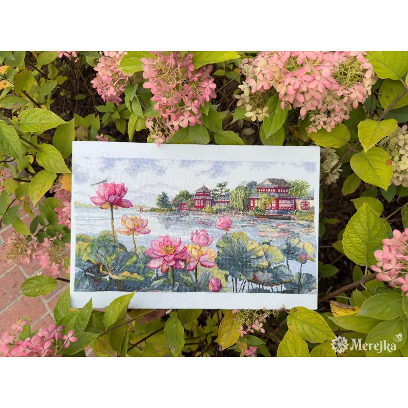 Kreuzstich-Set "Lotus Dreams" 24x44 SK281