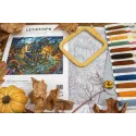 Kit de point de croix "Haunted Happenings" 38x31cm SLETIL9967