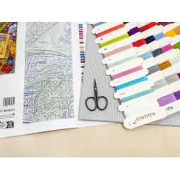 Набор для вышивания крестиком "Исследования дракона" 38x29 см SLETIL9965