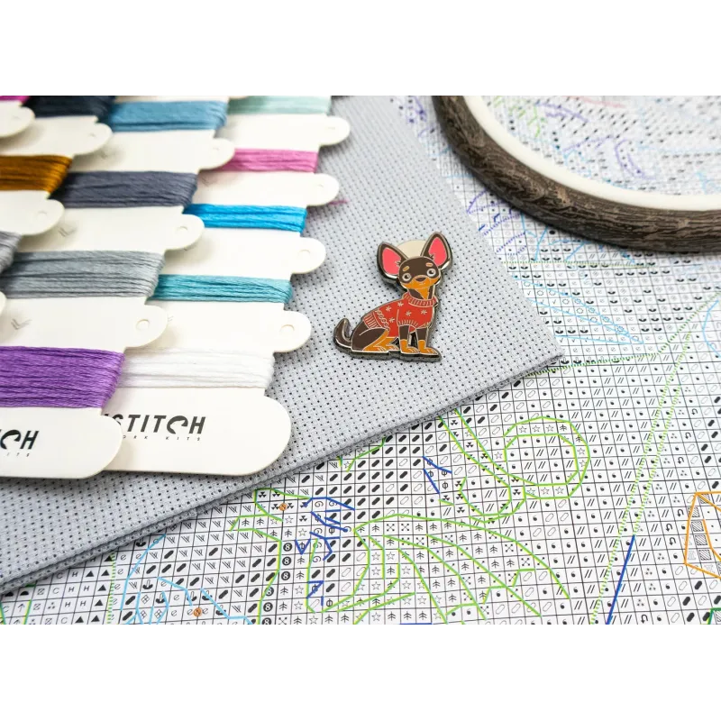 Cross stitch kit "Dragon Studies" 38x29 cm SLETIL9965