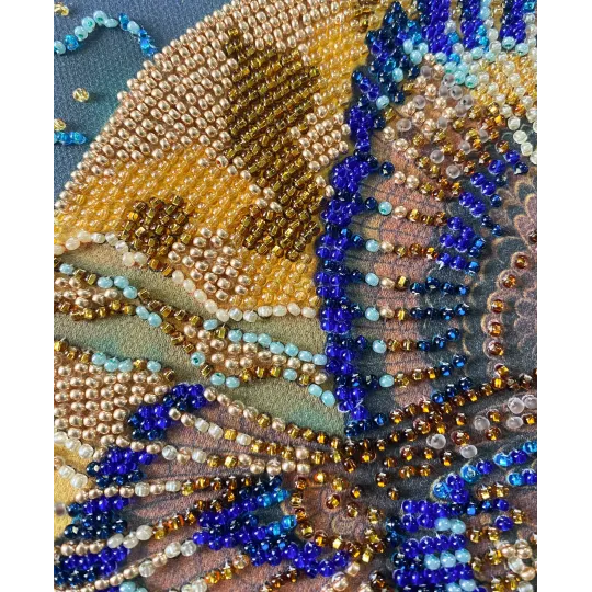 Mid-sized bead embroidery kit "Wings of the Desert" 20x20 cm AAMB-133