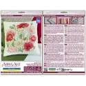 Kit de point de croix "When Poppies Blomm" 30x30 cm AAHP-022