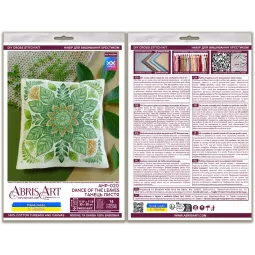 Kit de point de croix "Danse des feuilles" 30x30 cm AAHP-020