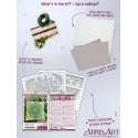 Cross-stitch kit "Dance ot the leaves" 30x30 cm AAHP-020