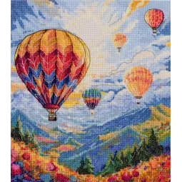 Kreuzstich-Sets "Flug zur Sonne" 25x29 cm AAH-304