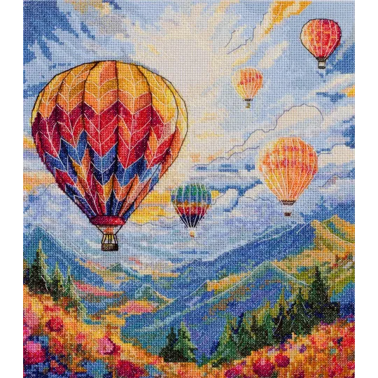 Kreuzstich-Sets "Flug zur Sonne" 25x29 cm AAH-304