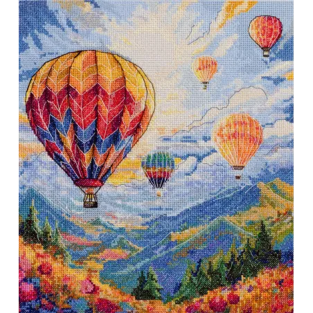 Kreuzstich-Sets "Flug zur Sonne" 25x29 cm AAH-304