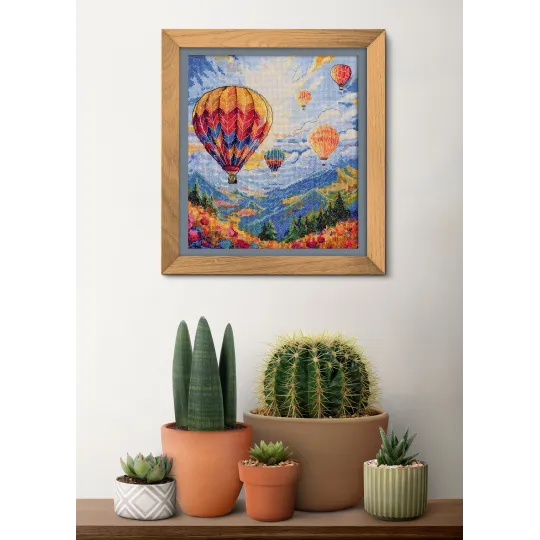 Kreuzstich-Sets "Flug zur Sonne" 25x29 cm AAH-304