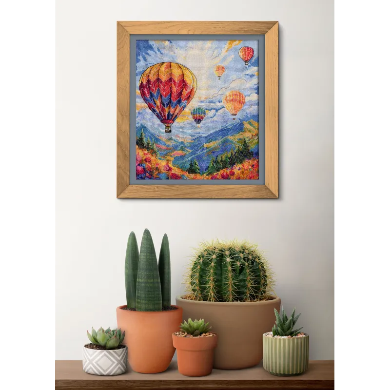 Kreuzstich-Sets "Flug zur Sonne" 25x29 cm AAH-304