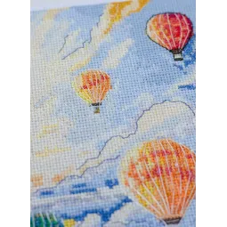 Kits de point de croix "Vol vers le soleil" 25x29 cm AAH-304