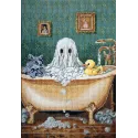 Cross-stitch kit "Domestic ghost" 15x23 cm AAH-303