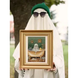 Набор для вышивания крестиком "Домашний призрак" 15x23 см AAH-303