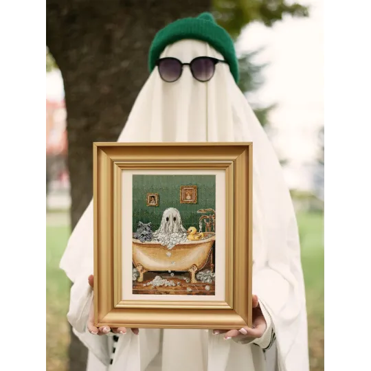 Cross-stitch kit "Domestic ghost" 15x23 cm AAH-303