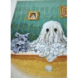 Kreuzstich-Set "Hausgeist" 15x23 cm AAH-303