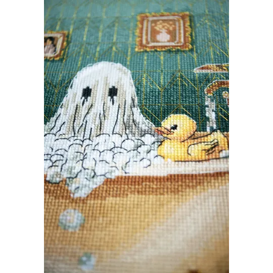 Cross-stitch kit "Domestic ghost" 15x23 cm AAH-303