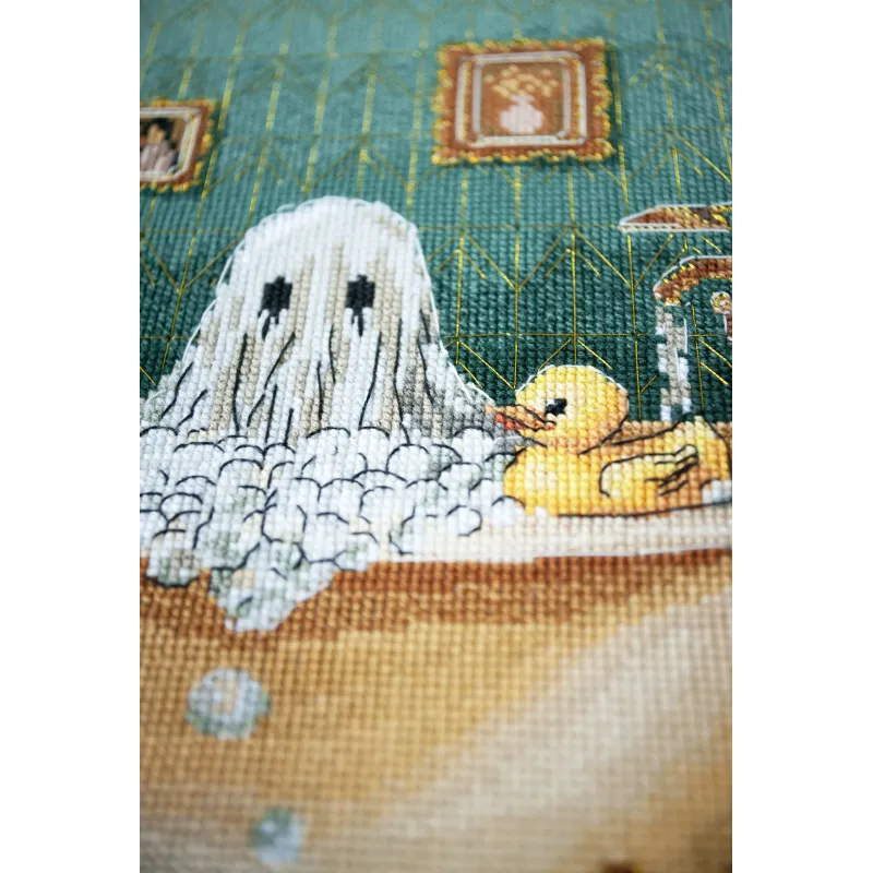 Cross-stitch kit "Domestic ghost" 15x23 cm AAH-303