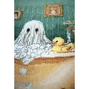 Cross-stitch kit "Domestic ghost" 15x23 cm AAH-303