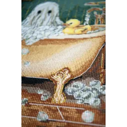 Cross-stitch kit "Domestic ghost" 15x23 cm AAH-303