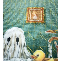 Cross-stitch kit "Domestic ghost" 15x23 cm AAH-303