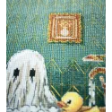 Cross-stitch kit "Domestic ghost" 15x23 cm AAH-303