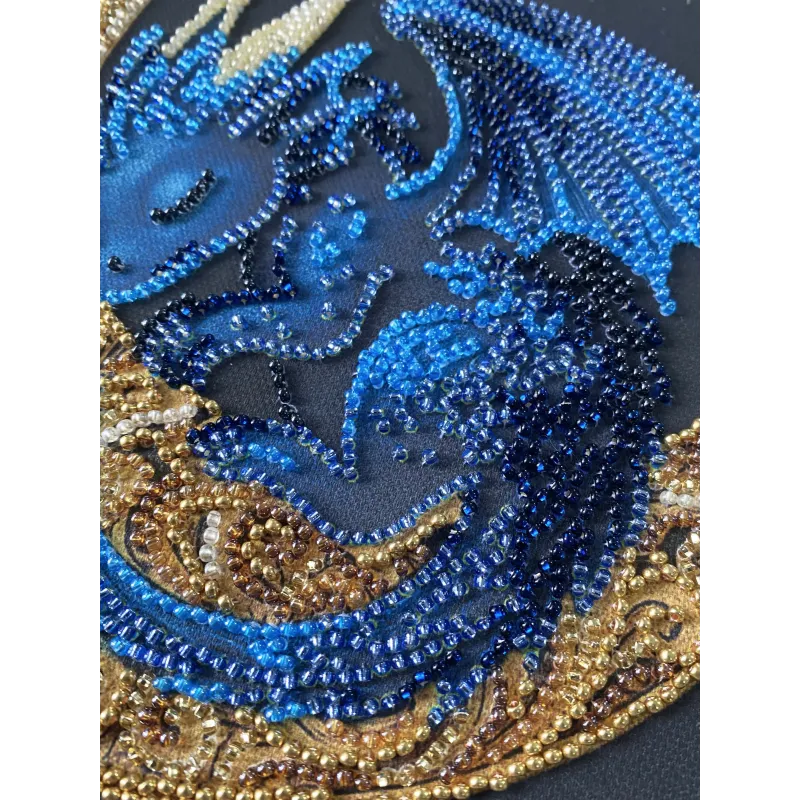 Kit de broderie de perles de taille moyenne "Petit de Légendes au clair de lune" 20x20 cm AAMB-130