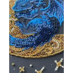 Kit de broderie de perles de taille moyenne "Petit de Légendes au clair de lune" 20x20 cm AAMB-130