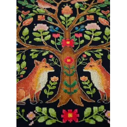 Набор для вышивания крестом "Древо лесных сказок" 30x30 см AAHP-021