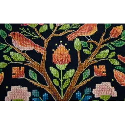 Kreuzstich-Set "Der Baum der Waldmärchen" 30x30 cm AAHP-021