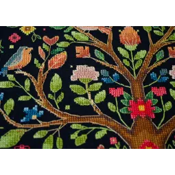 Kit de point de croix "L'Arbre des contes forestiers" 30x30 cm AAHP-021