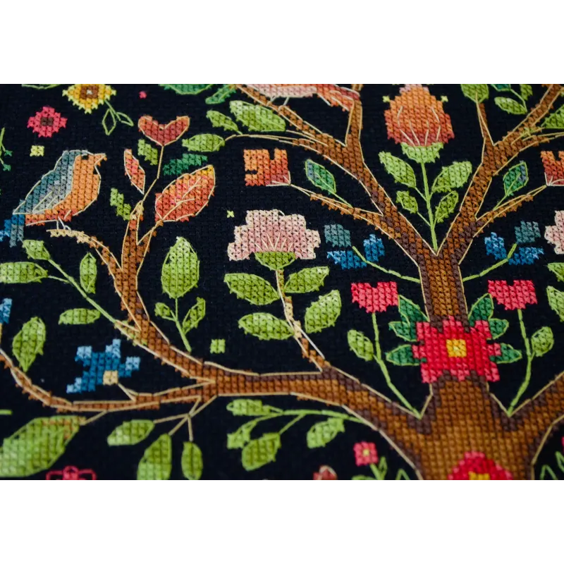 Cross-stitch kit "The Tree of Forest Tales" 30x30 cm AAHP-021