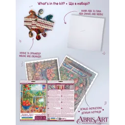 Kits de point de croix "Dans le paradis des pommes" 24x32 cm AAH-305