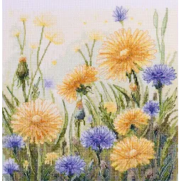 Kryželiu siuvinėjimo rinkinys "Šnabždančios žolės" 26x26 cm AAH-300