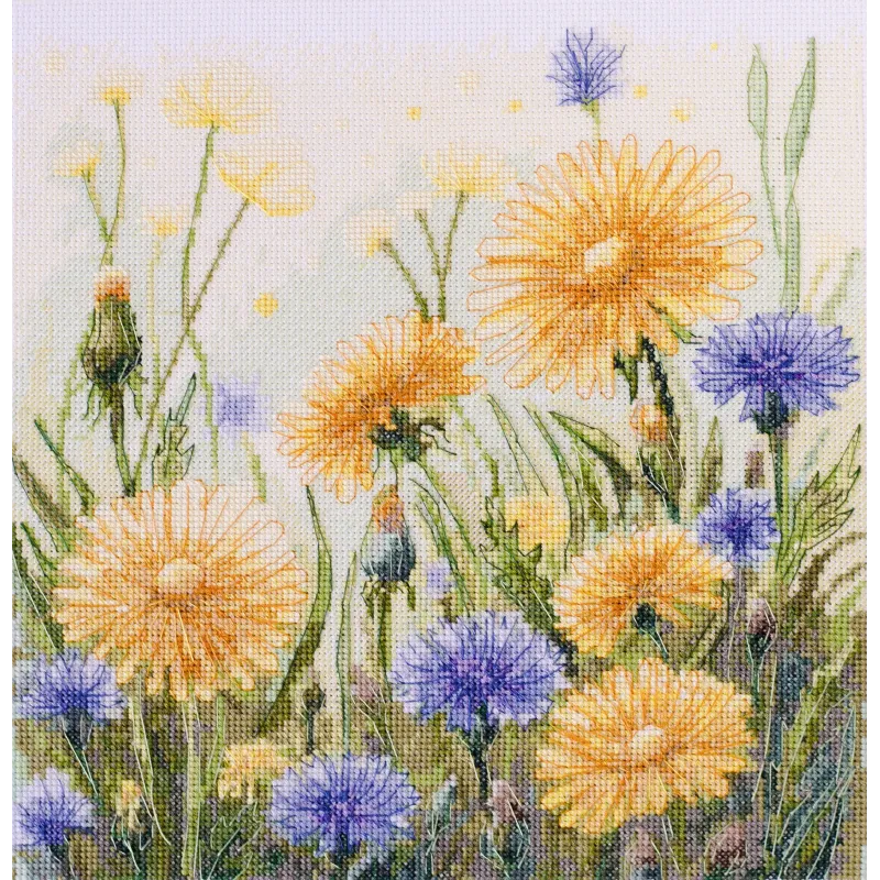 Kit de point de croix "Whispering Grass" 26x26 cm AAH-300