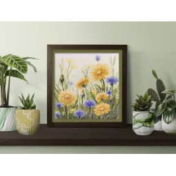 Kit de point de croix "Whispering Grass" 26x26 cm AAH-300