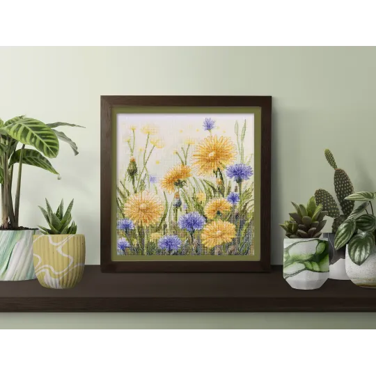 Kreuzstich-Set "Flüsterndes Gras" 26x26 cm AAH-300