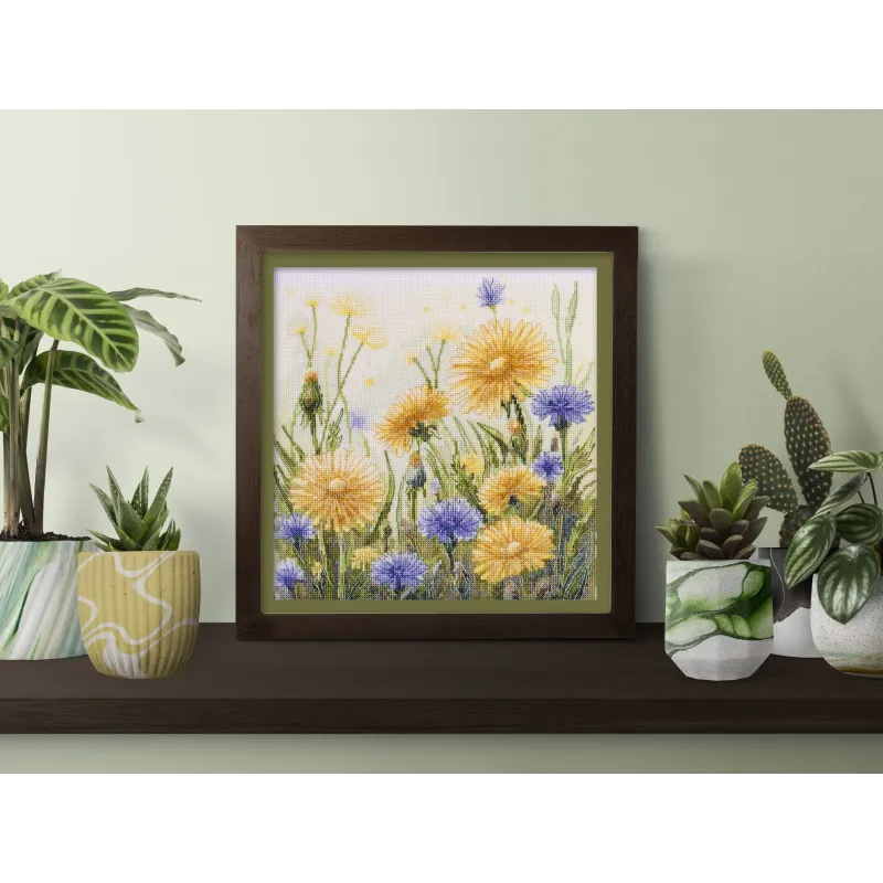 Kreuzstich-Set "Flüsterndes Gras" 26x26 cm AAH-300