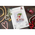 Cross Stitch Kit. "Santa With Tree" 29 x 38 cm SBU5098