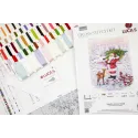 Cross Stitch Kit. "Santa With Tree" 29 x 38 cm SBU5098