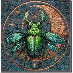 Kit de broderie de perles principal "Totem de la nature" 25x25 cm AAB-955