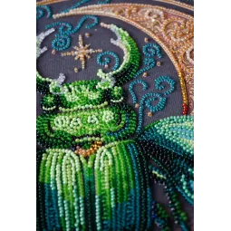 Kit de broderie de perles principal "Totem de la nature" 25x25 cm AAB-955