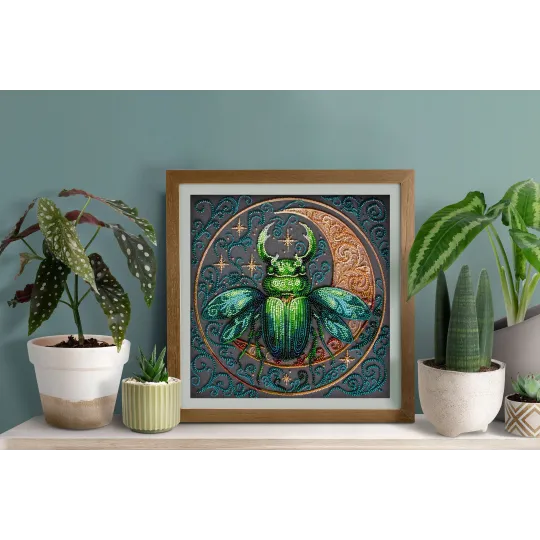 Main Bead Embroidery Kit "Nature Totem" 25x25 cm AAB-955