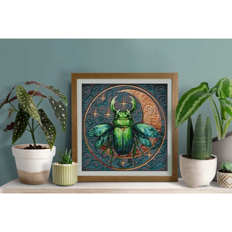 Pagrindinis rinkinys siuvinėjimui karoliukais „Nature Totem“ 25x25 cm AAB-955