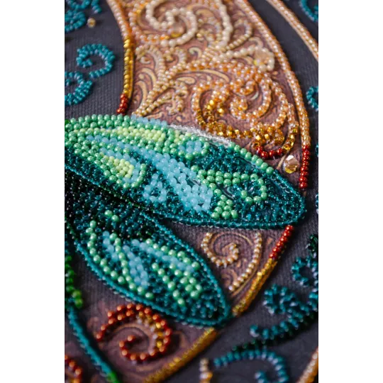 Kit de broderie de perles principal "Totem de la nature" 25x25 cm AAB-955