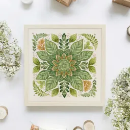 Cross-stitch kits "Dance of the leaves" 30x30 cm AAH-301