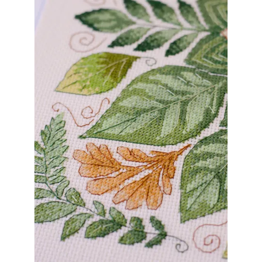 Kits de point de croix "Danse des feuilles" 30x30 cm AAH-301