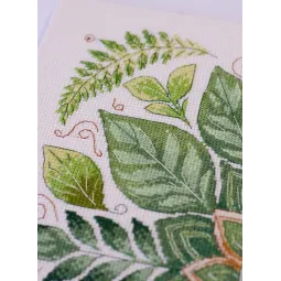 Наборы для вышивания крестиком "Танец листьев" 30x30 см AAH-301