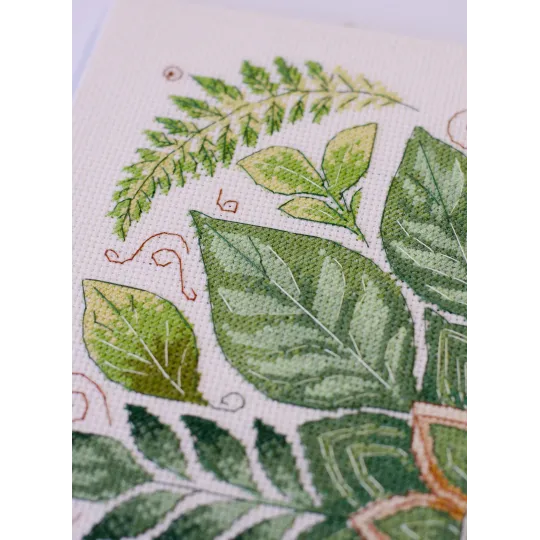 Kits de point de croix "Danse des feuilles" 30x30 cm AAH-301